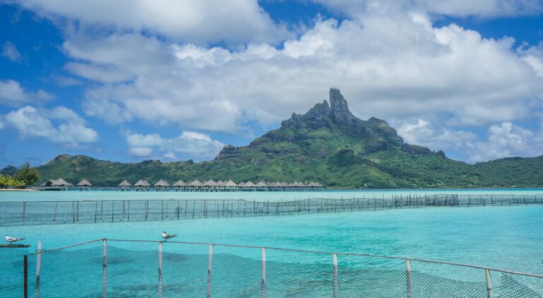 Mount Otemanu above the lagoon